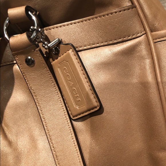 Coach Leather Diaper / Duffle Bag - Picture 4 of 7